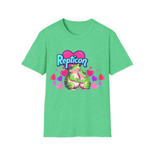 Load image into Gallery viewer, Repticon Unisex Softstyle T-Shirt w/ Valentine Frogs
