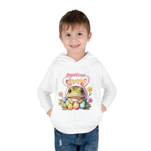Load image into Gallery viewer, Repticon Toddler Pullover Fleece Hoodie w/ Easter Frog
