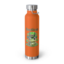 Load image into Gallery viewer, Repticon Copper Vacuum Insulated Bottle, 22oz w/ Frog
