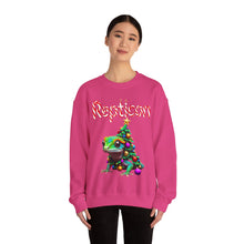 Load image into Gallery viewer, Repticon Unisex Heavy Blend™ Crewneck Sweatshirt w/ Crested Gecko Christmas Tree
