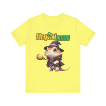 Load image into Gallery viewer, Repticon Unisex Jersey Short Sleeve Tee w/ Bearded Dragon Witch
