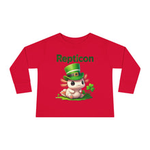 Load image into Gallery viewer, Repticon Toddler Long Sleeve Tee w/ Axolotl
