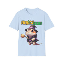 Load image into Gallery viewer, Repticon Unisex Softstyle T-Shirt w/ Bearded Dragon Witch

