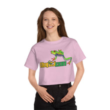 Load image into Gallery viewer, Repticon Champion Women&#39;s Heritage Cropped T-Shirt w/ Red Eyed Tree Frog
