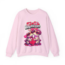 Load image into Gallery viewer, Repticon Unisex Heavy Blend™ Crewneck Sweatshirt w/ Valentine Toads

