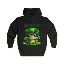 Load image into Gallery viewer, Repticon Unisex Full Zip Hoodie w/ Frog
