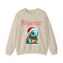 Load image into Gallery viewer, Repticon Unisex Heavy Blend™ Crewneck Sweatshirt w/ Tortoise Santa
