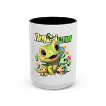 Load image into Gallery viewer, Repticon Accent Coffee Mug w/ Lizards
