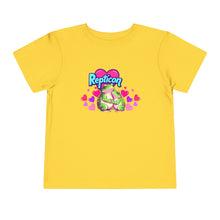 Load image into Gallery viewer, Repticon Toddler Short Sleeve Tee w/ Valentine Frogs
