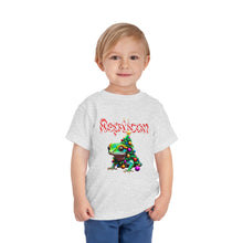 Load image into Gallery viewer, Repticon Toddler Short Sleeve Tee w/ Gecko Christmas Tree
