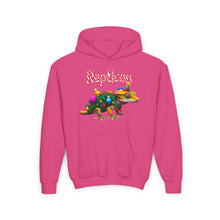 Load image into Gallery viewer, Repticon Youth Heavy Blend Hooded Sweatshirt w/ Crested Gecko Christmas Tree
