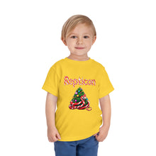 Load image into Gallery viewer, Repticon Toddler Short Sleeve Tee w/ Candy Cane Christmas Tree
