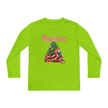 Load image into Gallery viewer, Repticon Youth Long Sleeve Competitor Tee w/ Candy Cane Snake Christmas Tree
