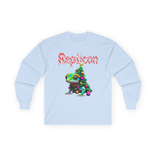 Load image into Gallery viewer, Repticon Unisex Ultra Cotton Long Sleeve Tee w/ Gecko Christmas Tree
