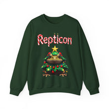 Load image into Gallery viewer, Repticon Unisex Heavy Blend™ Crewneck Sweatshirt w/ Toad Christmas Tree
