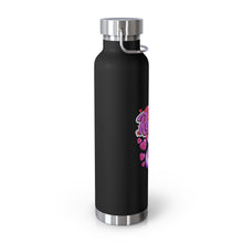 Load image into Gallery viewer, Repticon Copper Vacuum Insulated Bottle, 22oz w/ Valentine Snakes
