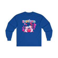 Load image into Gallery viewer, Repticon Unisex Ultra Cotton Long Sleeve Tee w/ Valentine Axolotls
