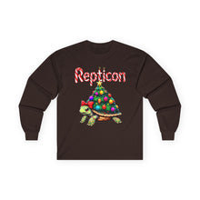 Load image into Gallery viewer, Repticon Unisex Ultra Cotton Long Sleeve Tee w/ Tortoise Christmas Tree
