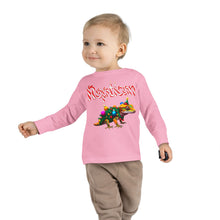 Load image into Gallery viewer, Repticon Toddler Long Sleeve Tee w/ Crested Gecko Christmas Tree
