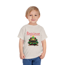 Load image into Gallery viewer, Repticon Toddler Short Sleeve Tee w/ Toad Christmas Tree
