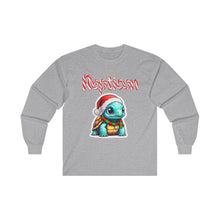 Load image into Gallery viewer, Repticon Unisex Ultra Cotton Long Sleeve Tee w/ Tortoise Santa
