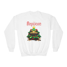 Load image into Gallery viewer, Repticon Youth Crewneck Sweatshirt w/ Toad Christmas Tree
