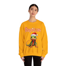Load image into Gallery viewer, Repticon Unisex Heavy Blend™ Crewneck Sweatshirt w/ Lizard Santa
