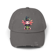 Load image into Gallery viewer, Repticon Unisex Distressed Cap w/ Axolotl
