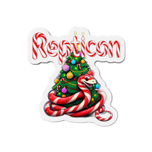 Load image into Gallery viewer, Repticon Die-Cut Magnets w/ Candy Cane Christmas Tree
