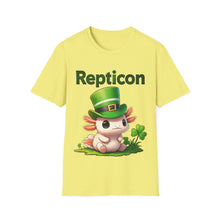 Load image into Gallery viewer, Repticon Unisex Softstyle T-Shirt w/ Axolotl
