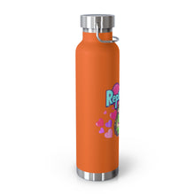 Load image into Gallery viewer, Repticon Copper Vacuum Insulated Bottle, 22oz w/ Valentine Frogs
