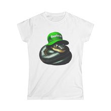 Load image into Gallery viewer, Repticon Women&#39;s Softstyle Tee w/ Black Snake
