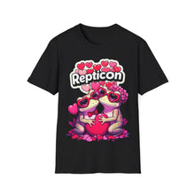 Load image into Gallery viewer, Repticon Unisex Softstyle T-Shirt w/ Valentine Toads
