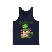 Load image into Gallery viewer, Repticon Unisex Jersey Tank w/ Axolotl

