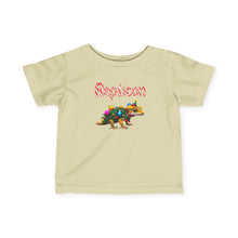 Load image into Gallery viewer, Repticon Infant Fine Jersey Tee w/ Crested Gecko Christmas Tree
