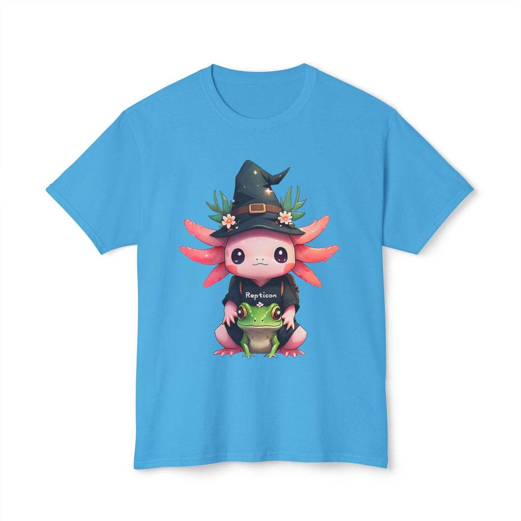 Repticon Unisex HD Cotton™ T-shirt w/ Axolotl