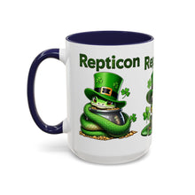 Load image into Gallery viewer, Repticon Accent Coffee Mug w/ St. Patrick&#39;s Day
