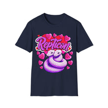 Load image into Gallery viewer, Repticon Unisex Softstyle T-Shirt w/ Valentine Snakes
