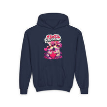 Load image into Gallery viewer, Repticon Youth Heavy Blend Hooded Sweatshirt w/ Valentine Toads
