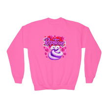 Load image into Gallery viewer, Repticon Youth Crewneck Sweatshirt w/ Valentine Snakes
