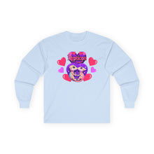 Load image into Gallery viewer, Repticon Unisex Ultra Cotton Long Sleeve Tee w/ Valentine Crested Geckos
