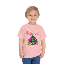 Load image into Gallery viewer, Repticon Toddler Short Sleeve Tee w/ Tortoise Christmas Tree
