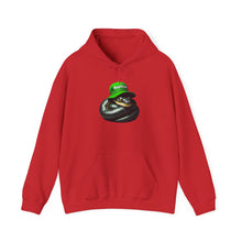 Load image into Gallery viewer, Repticon Men&#39;s Heavy Blend™ Hooded Sweatshirt w/ Black Snake
