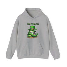 Load image into Gallery viewer, Repticon Unisex Heavy Blend™ Hooded Sweatshirt w/ Snake
