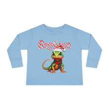 Load image into Gallery viewer, Repticon Toddler Long Sleeve Tee w/ Lizard Santa
