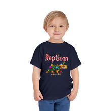 Load image into Gallery viewer, Repticon Toddler Short Sleeve Tee w/ Crested Gecko Christmas Tree
