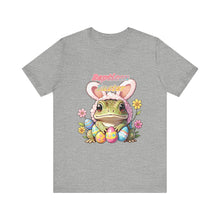 Load image into Gallery viewer, Repticon Unisex Jersey Short Sleeve Tee w/ Easter Frog
