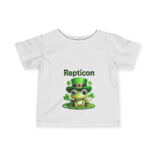 Load image into Gallery viewer, Repticon Infant Fine Jersey Tee w/ Frog
