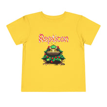 Load image into Gallery viewer, Repticon Toddler Short Sleeve Tee w/ Toad Christmas Tree
