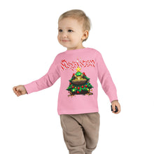 Load image into Gallery viewer, Repticon Toddler Long Sleeve Tee w/ Toad Christmas Tree
